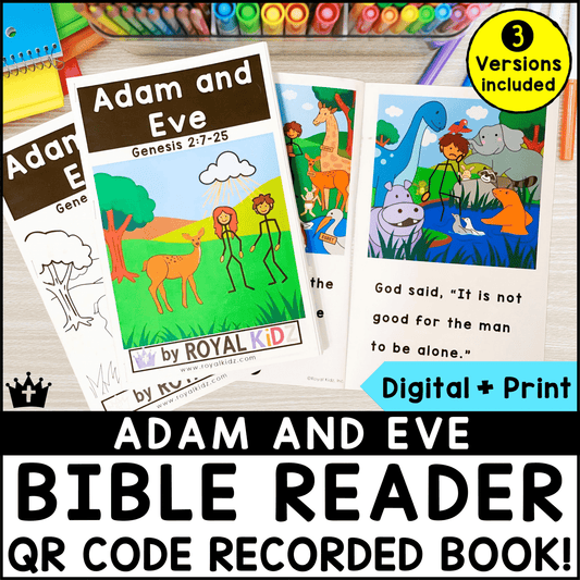 Adam and Eve Bible Story Reader Royal Kidz