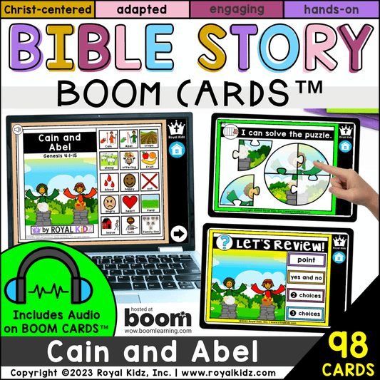 Cain and Abel Bible Story Boom Cards