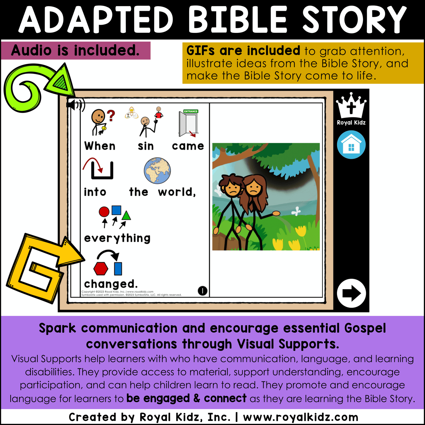 Sin's Consequence Bible Story Boom Cards