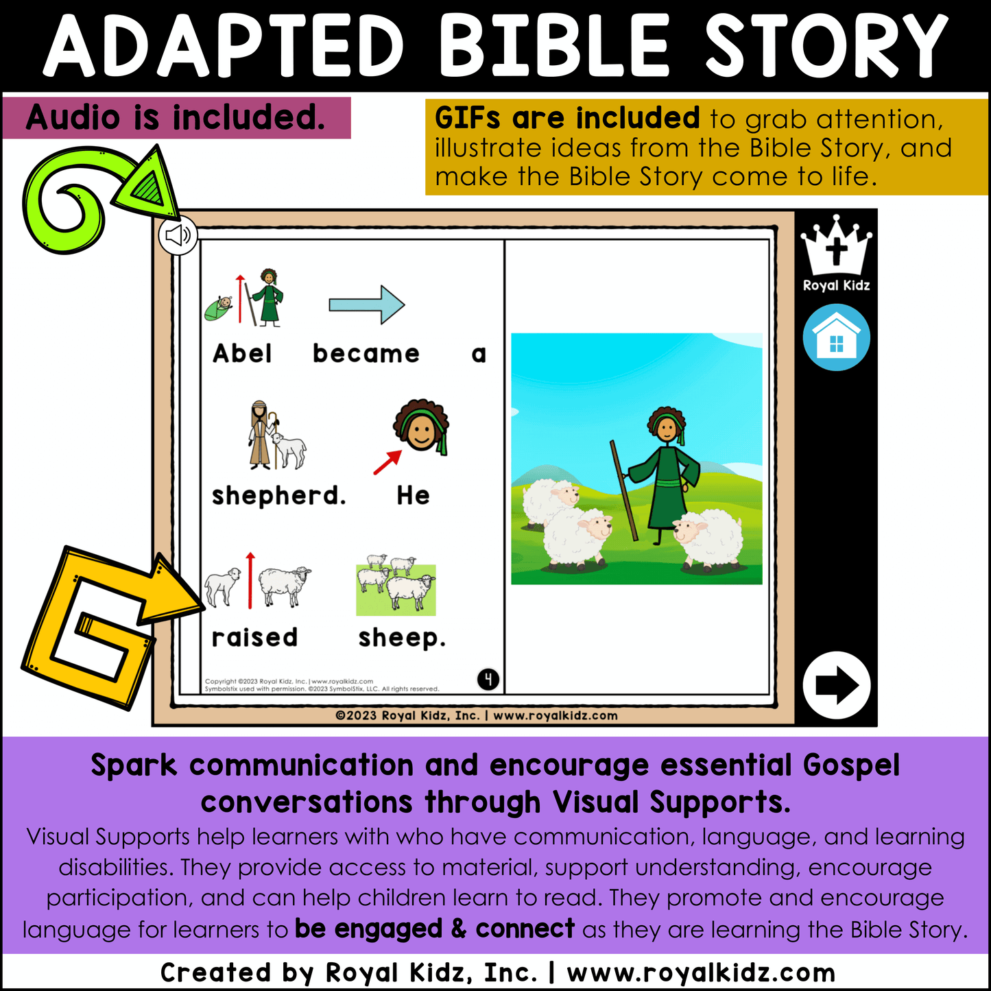 Cain and Abel Bible Story Boom Cards