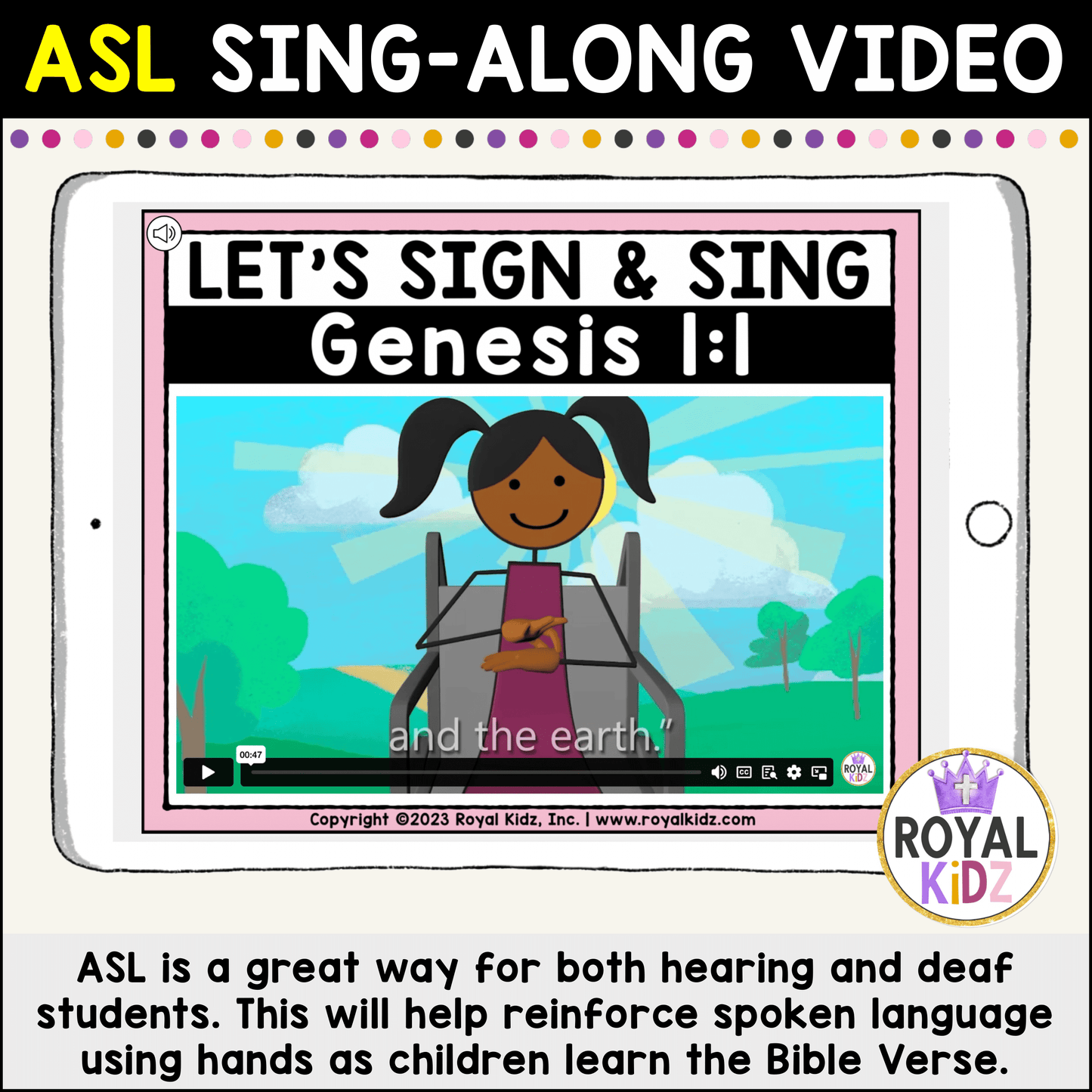 Genesis 1:1 Bible Verse WITH Visual Supports Activities - High Contrast Cards