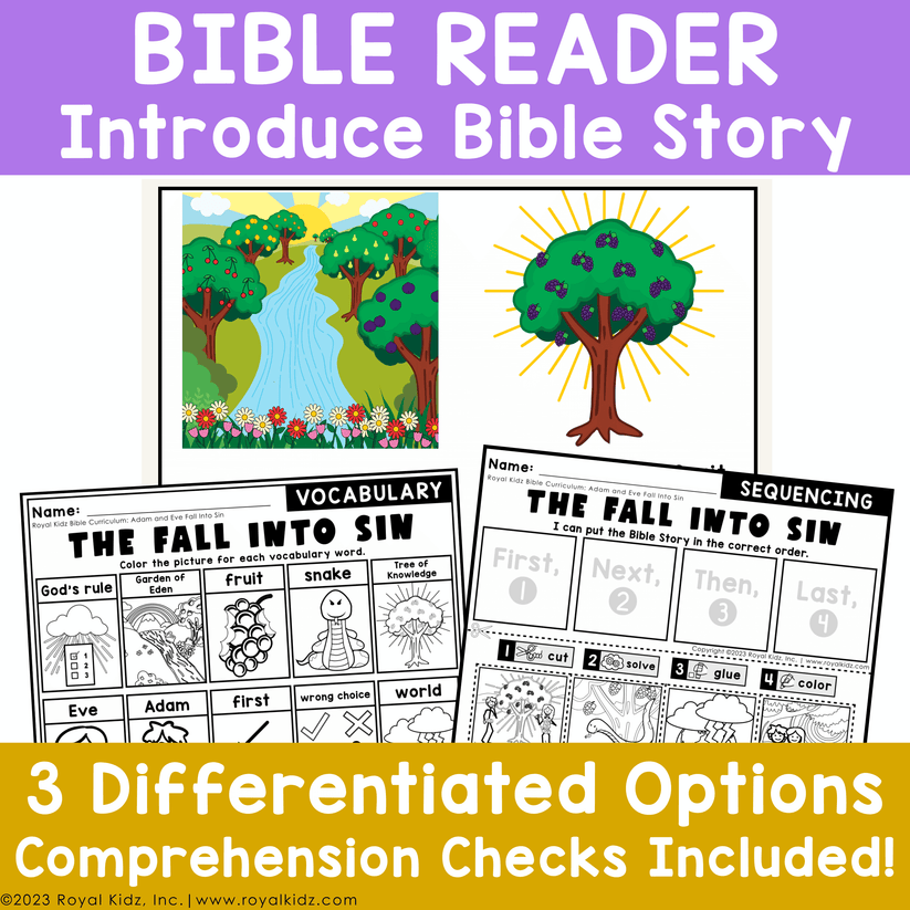 Adam and Eve Fall Into Sin Bible Reader – Royal Kidz