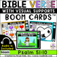 Psalm 51:10 Bible Verse Boom Cards WITH Visual Supports